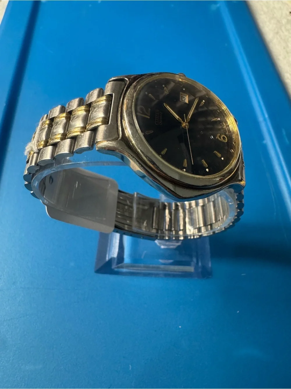 Citizen Two-Tone Blue Dial Gold Accents Watch